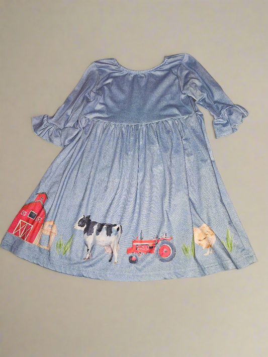 4-5y "on the farm" dress