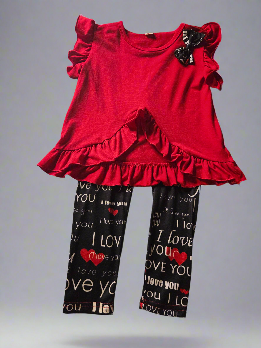4/5 girls i love you outfit