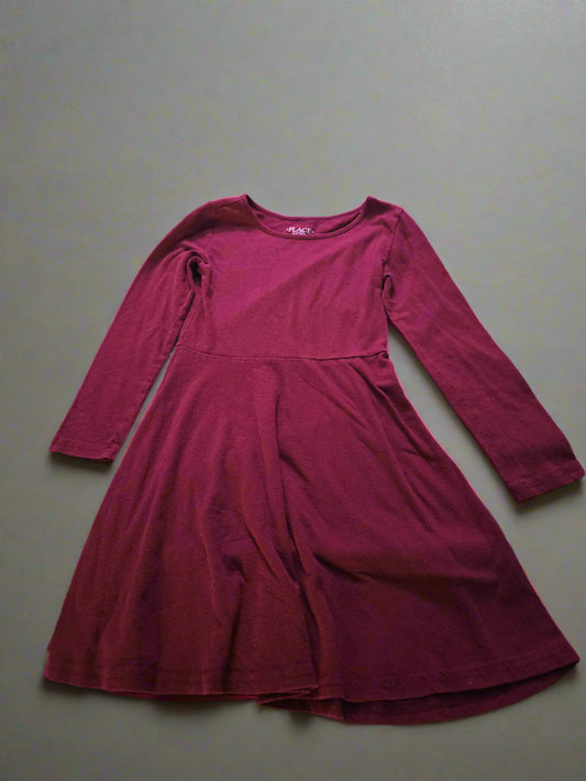 Place S(5/6) Girls burgundy dress