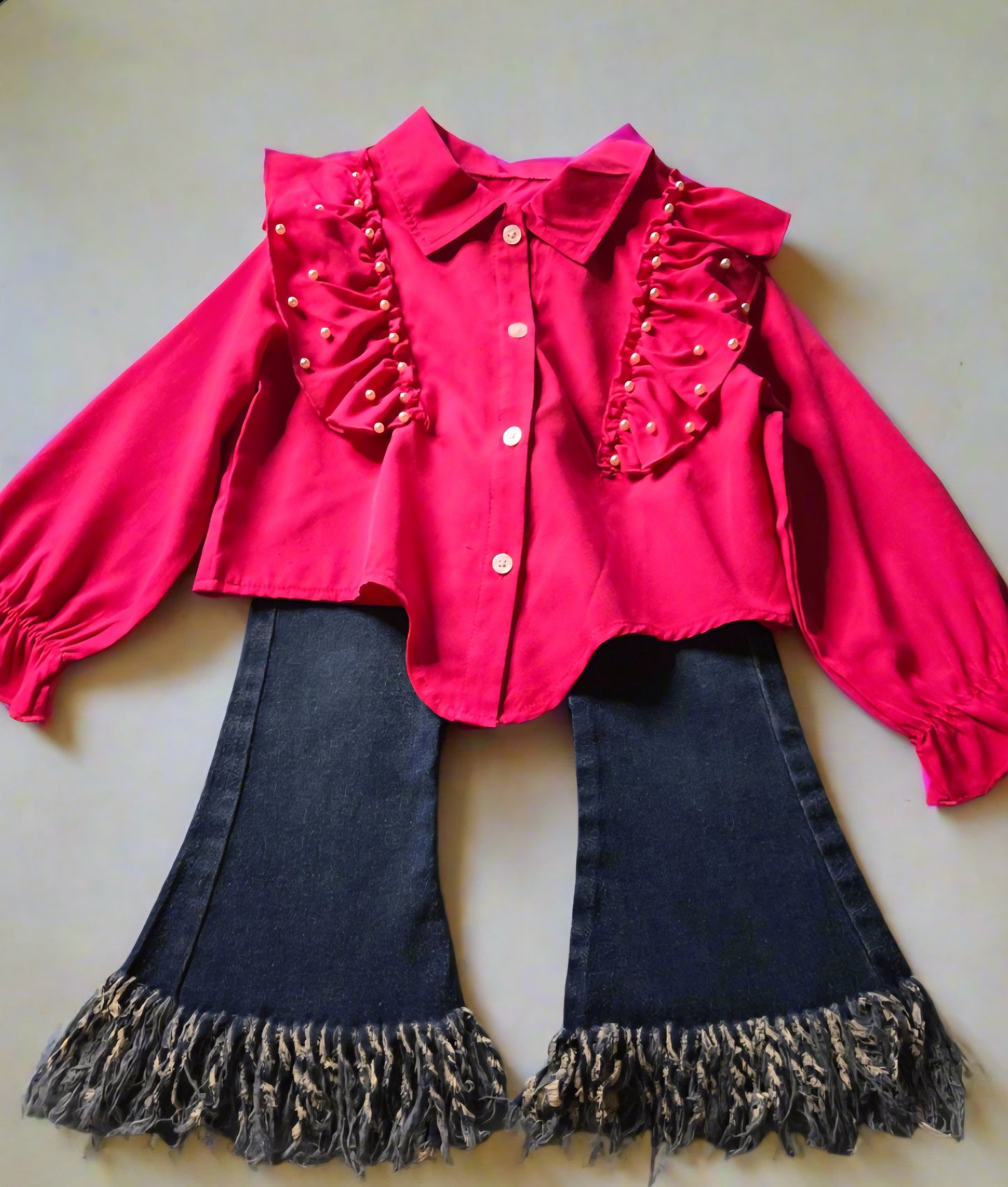 Rodeo cowgirl style outfit girls size 4/5